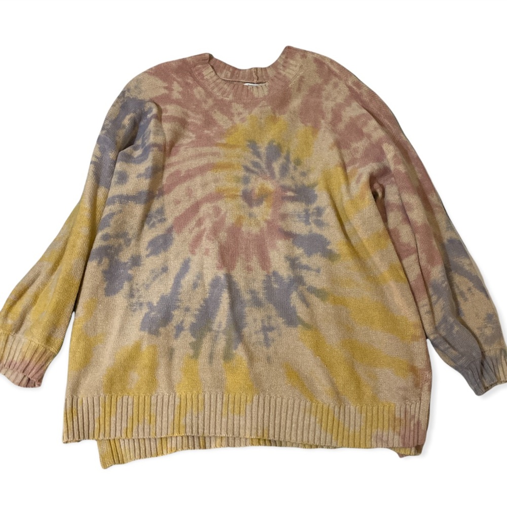 Oversized American Eagle Tie Dye Sweater